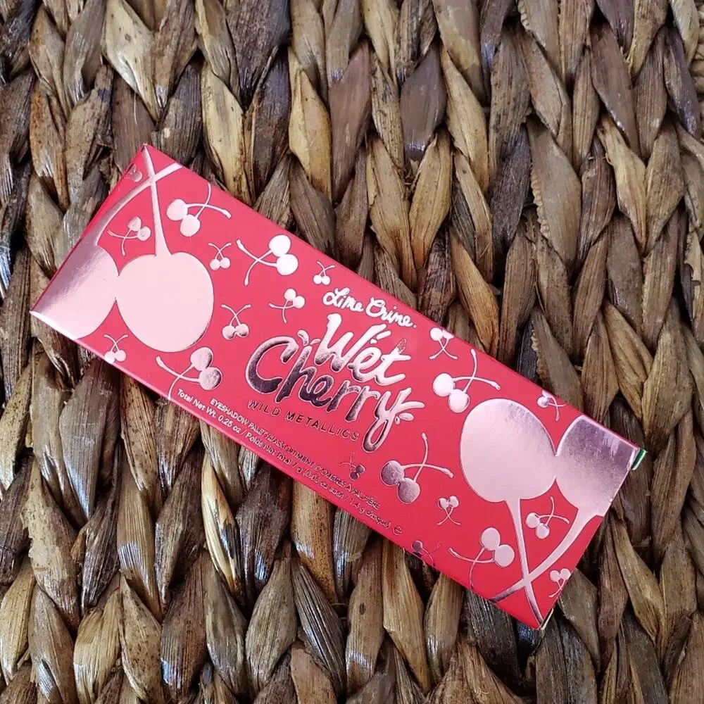 NIB Lime Crime Wet Cherry Wild Metallics Eyeshadow Pallet